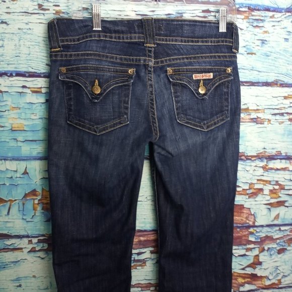 Hudson Hip Hugger Dark Indigo Boot Cut Skinny Jean - Picture 5 of 13